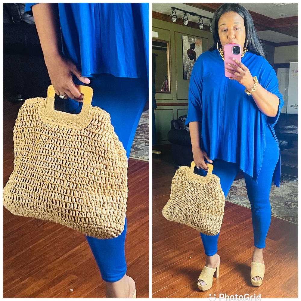 Straw Braid ToTe 👜
